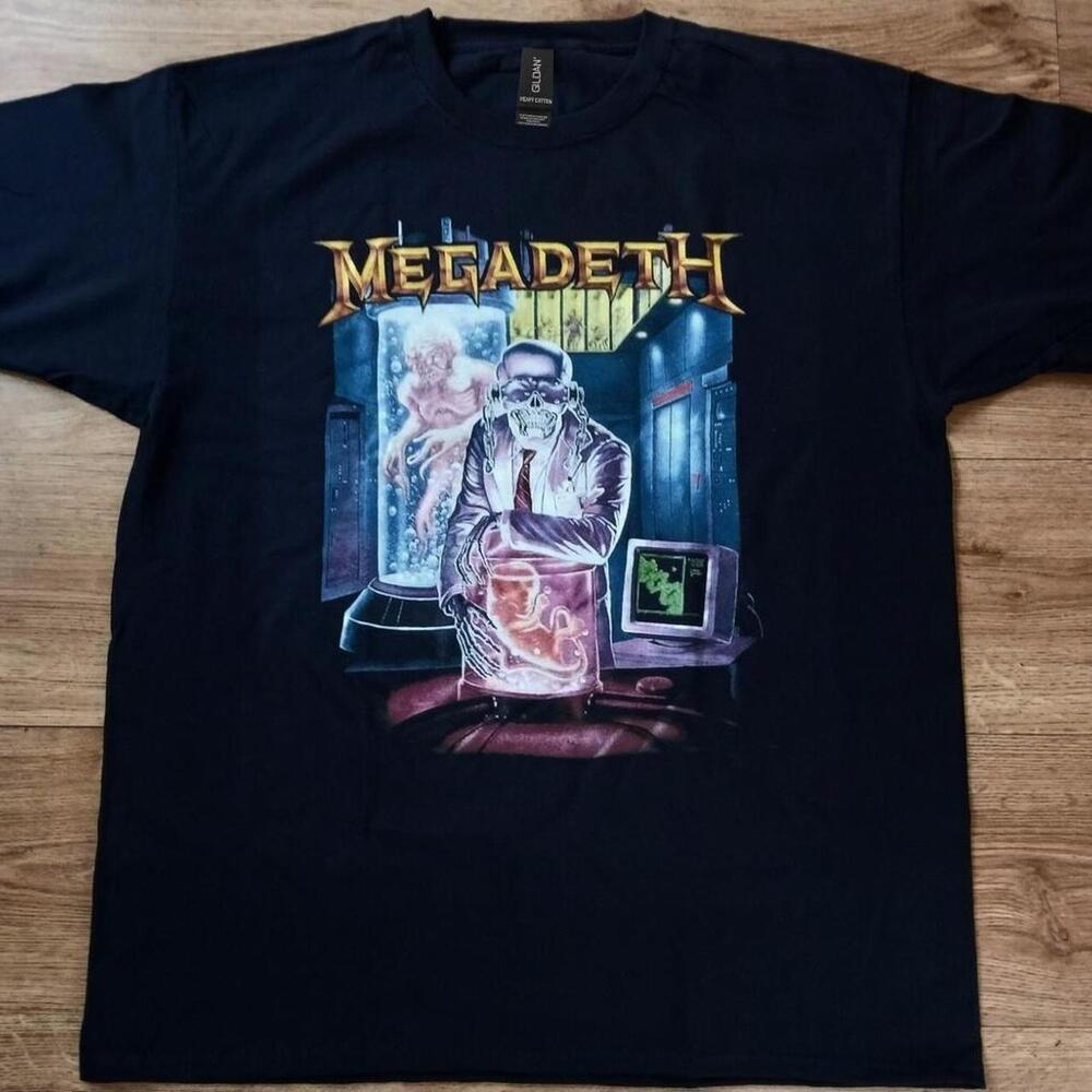Megadeth Black Cotton T Shirt